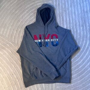 grey NYC hoodie